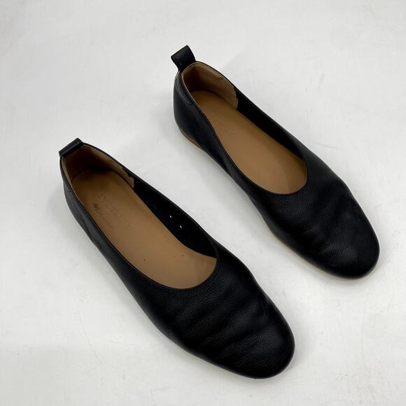 Everlane Black Round Toe Flats - Picture 2 of 7